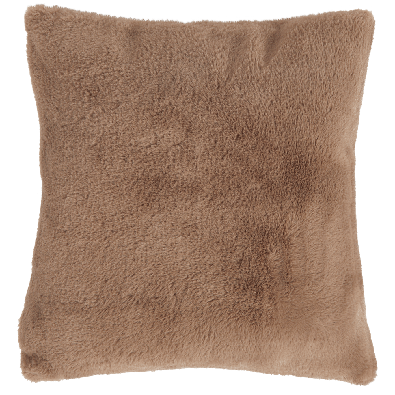 Housse de coussin en fausse fourrure