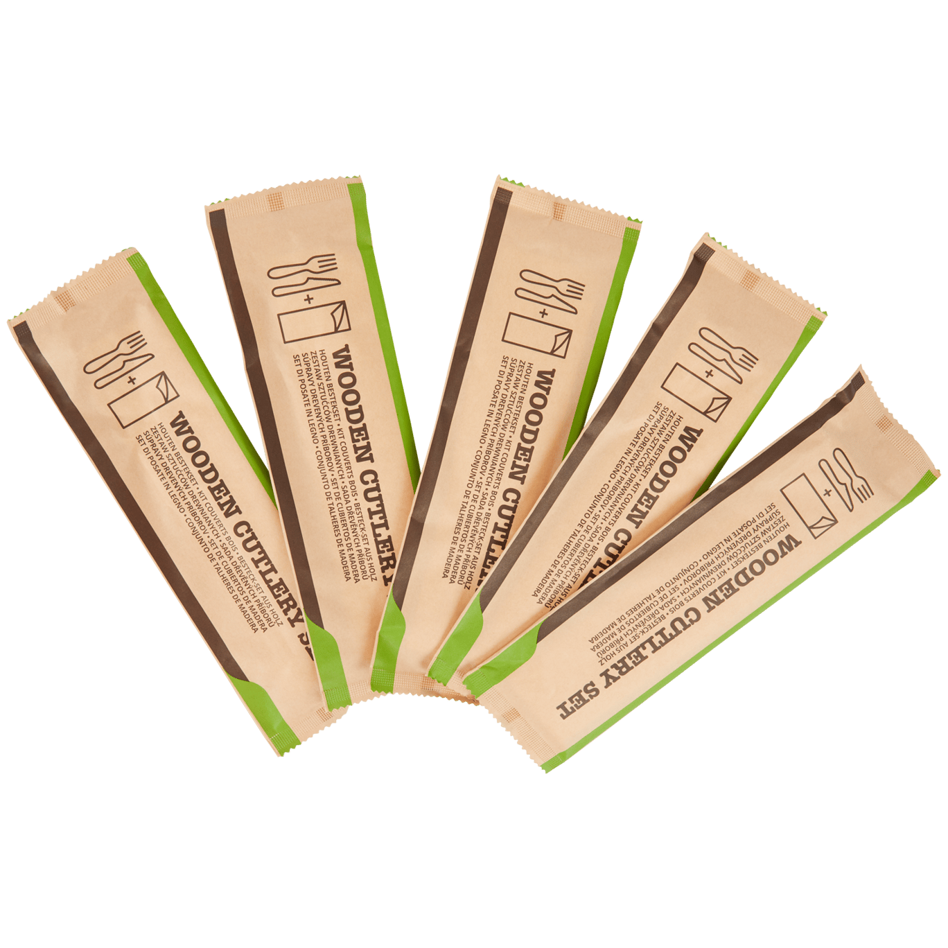 Kits de couverts en bois