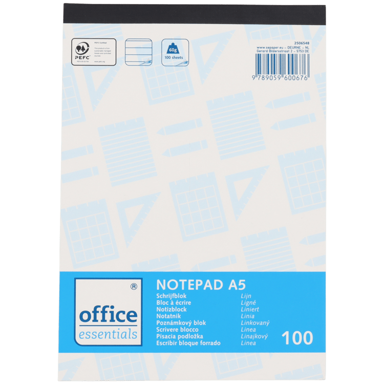 Bloc-notes A5 Office Essentials 
