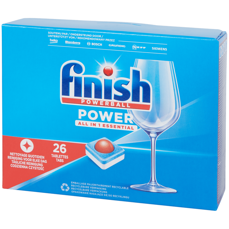 Tablettes pour lave-vaisselle tout-en-1 Finish Powerball Power