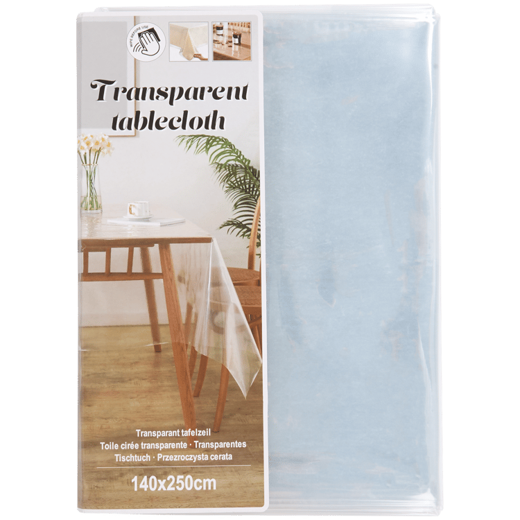 Transparant tafelzeil