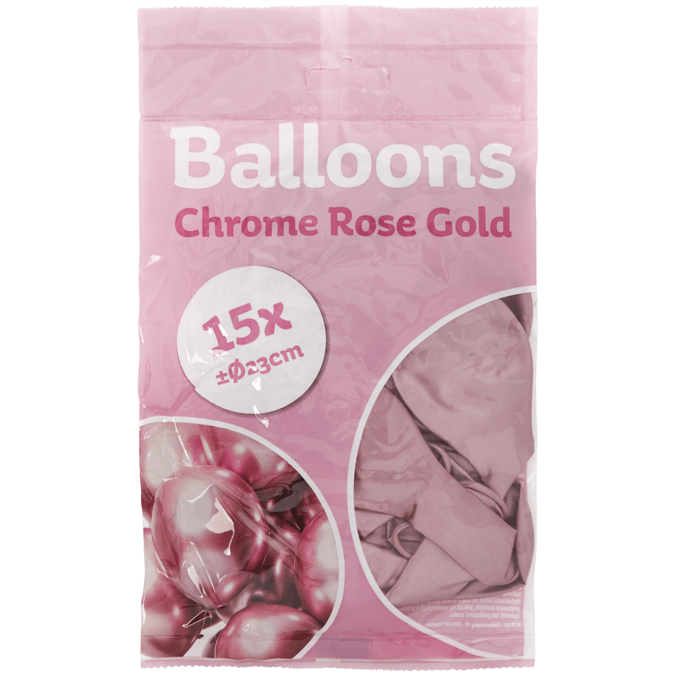 Chromowane balony