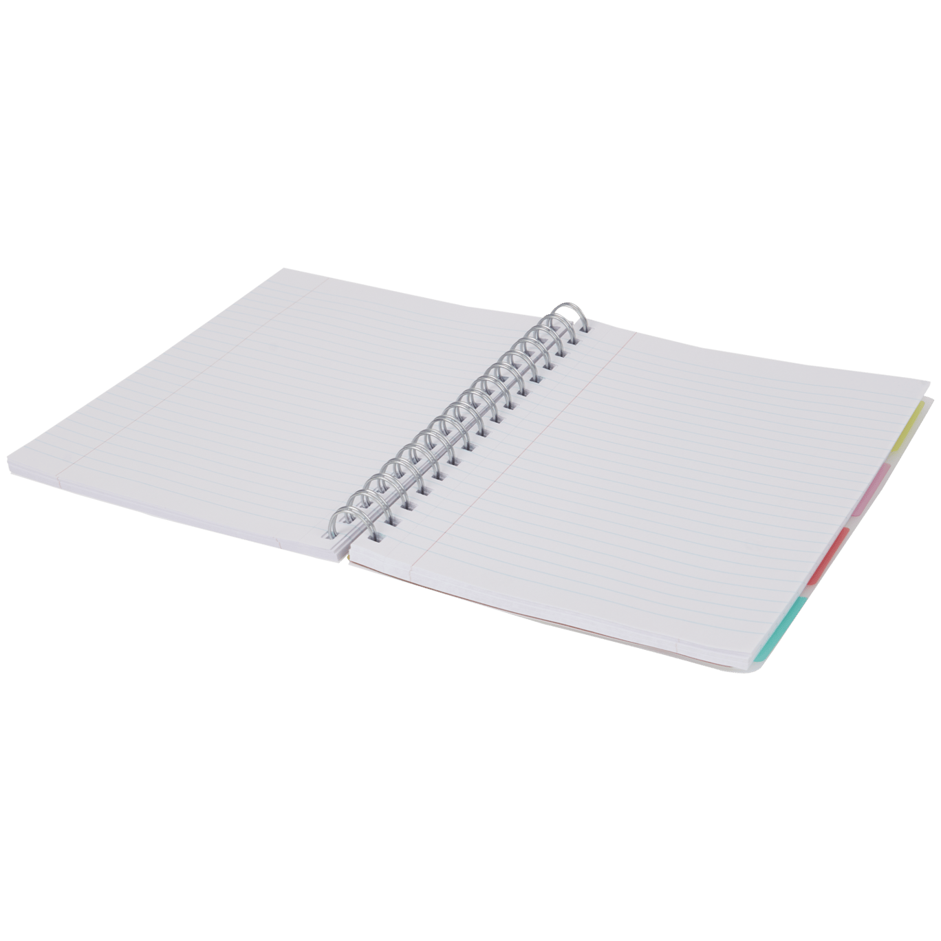 Caderno com separadores A5