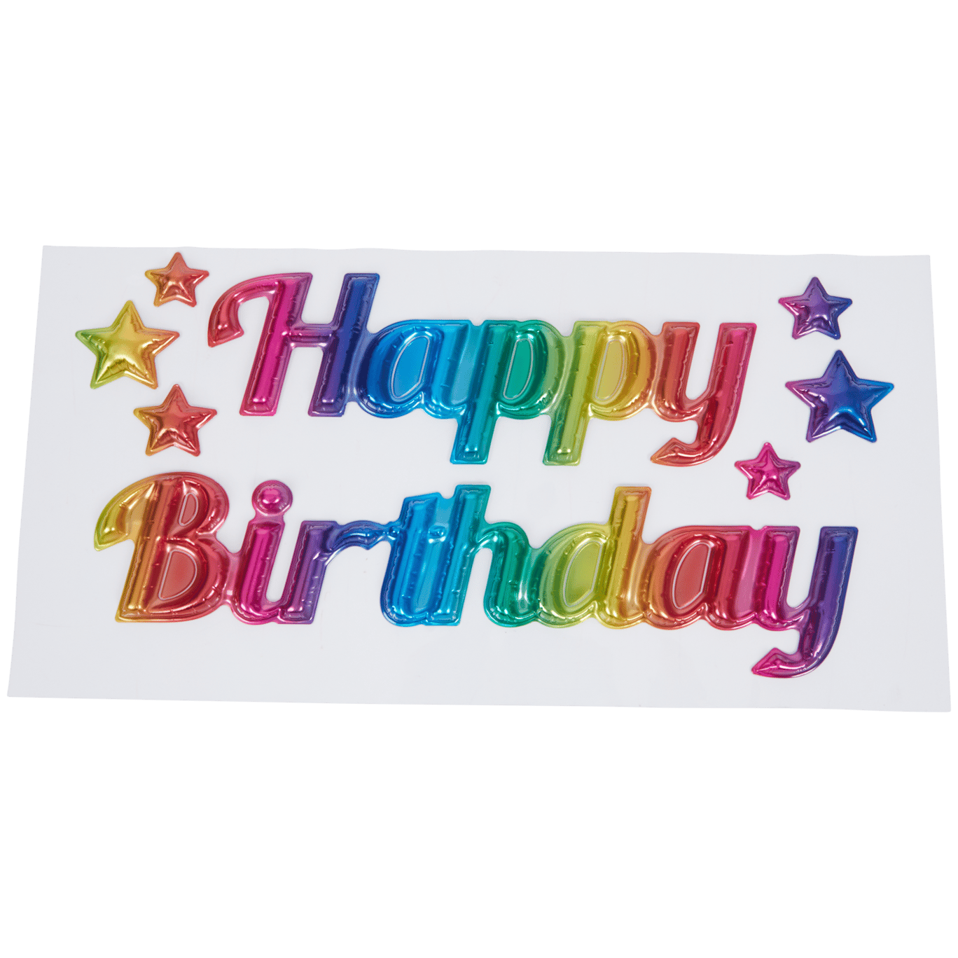 Party Universe Fenstersticker Happy-Birthday-Ballon