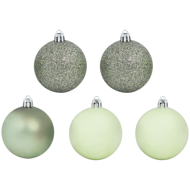 Boules de Noël en plastique