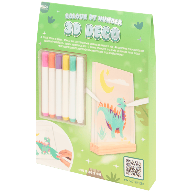 Coloriages 3D par numéro Kids Kingdom