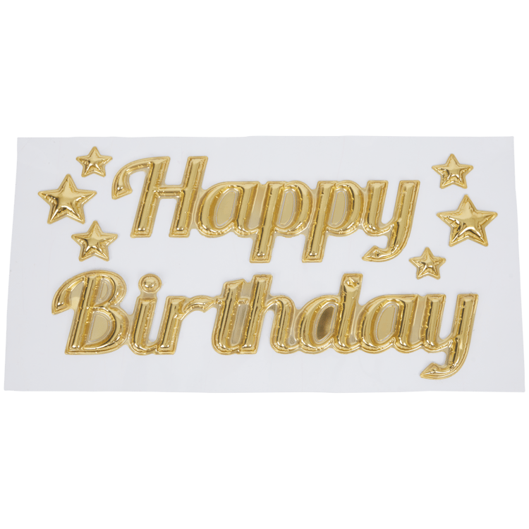 Party Universe Fenstersticker Happy-Birthday-Ballon