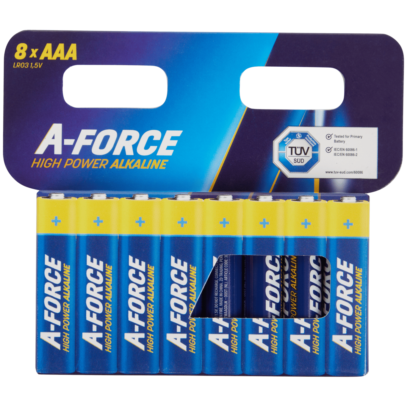 Pilhas A-Force High Power Alkaline AAA