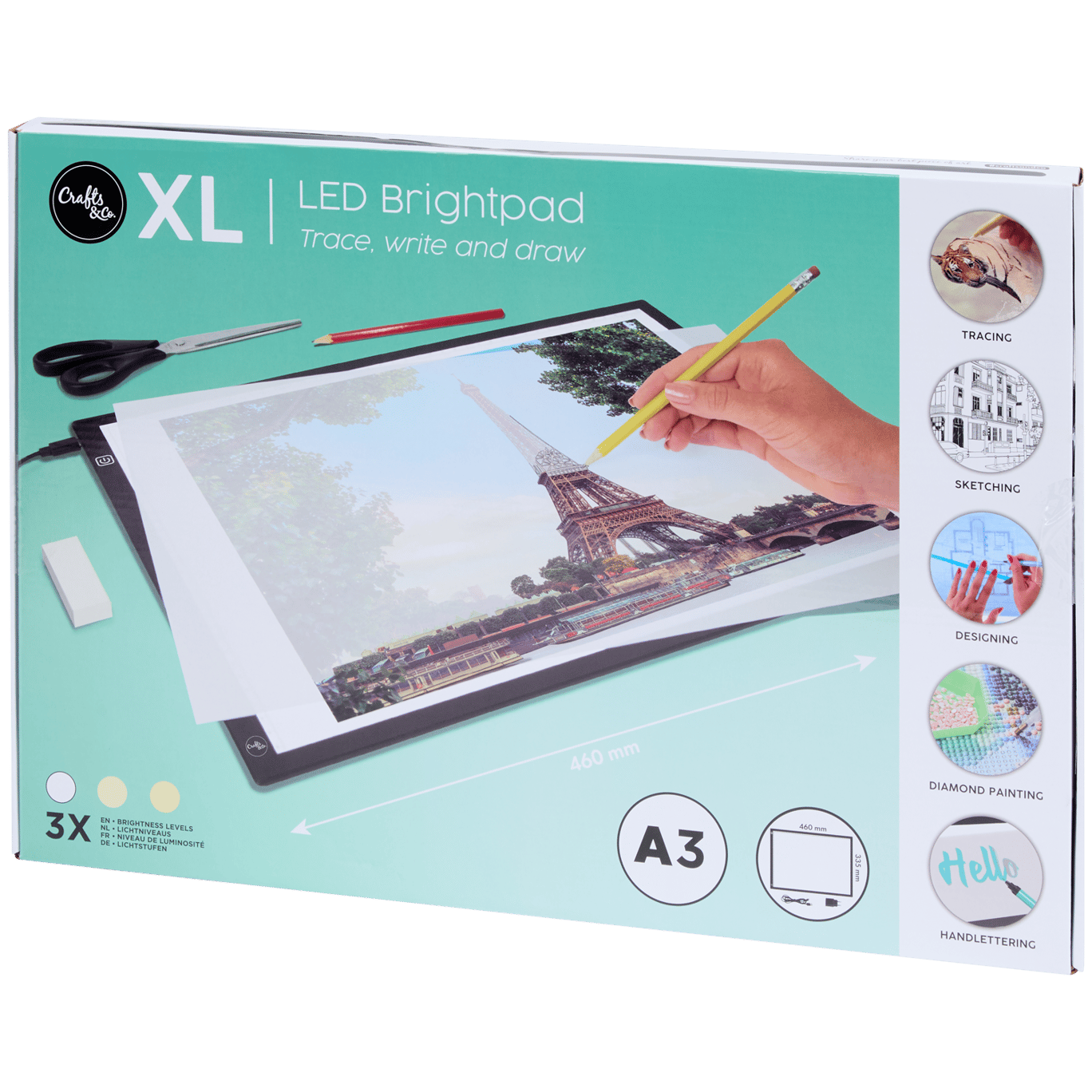 LED-brightpad XL Crafts & Co