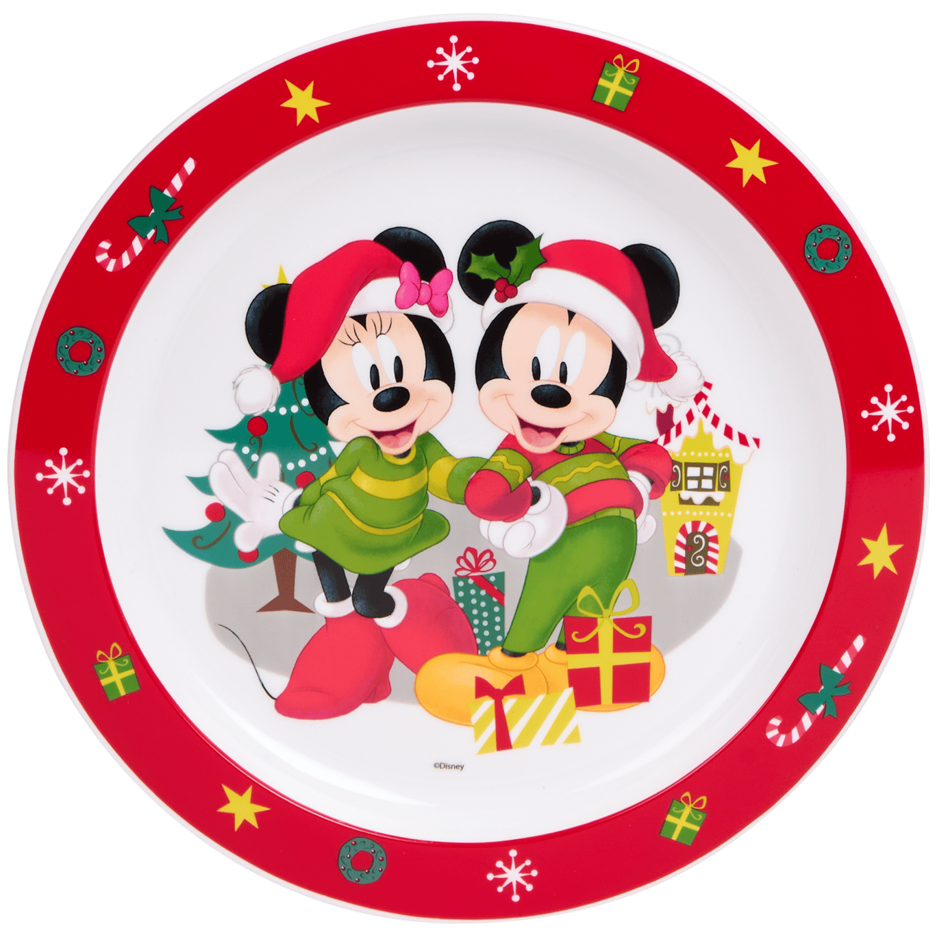 Plato navideño Disney