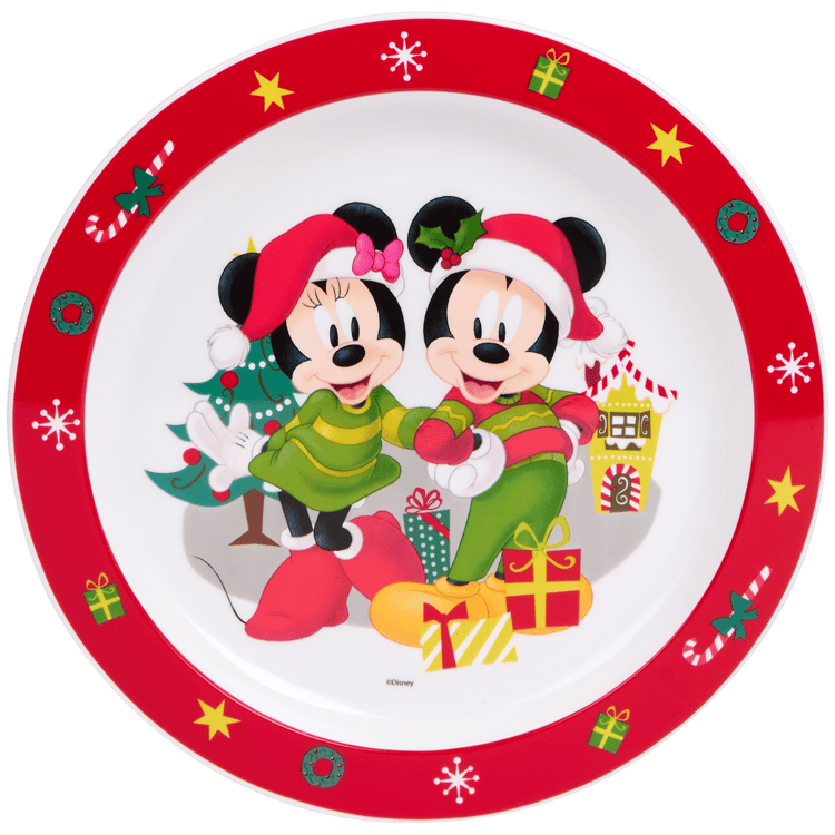 Assiette de noël Disney