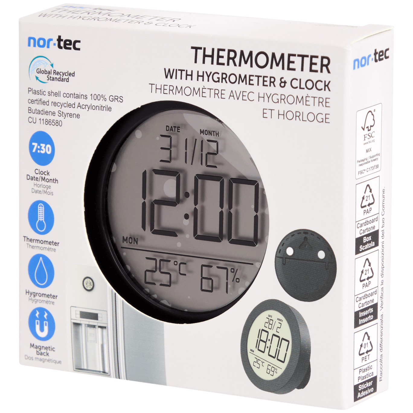 Termometro da interno Nor-Tec