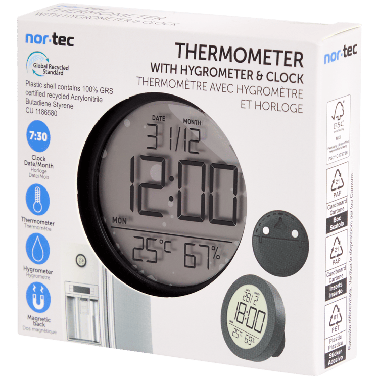 Nor-Tec binnen-thermometer