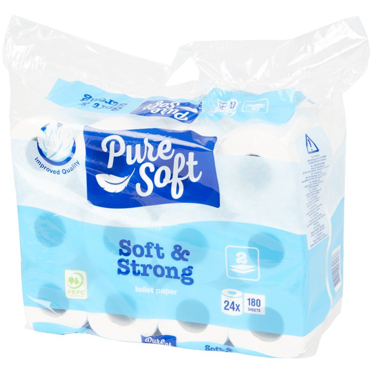 Papel higiénico Pure Soft Soft & Strong