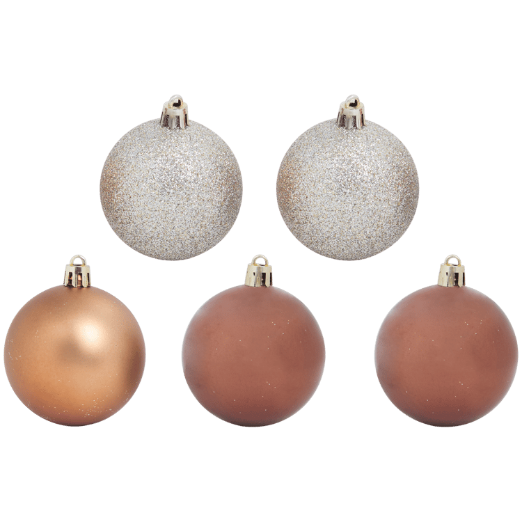 Boules de Noël en plastique