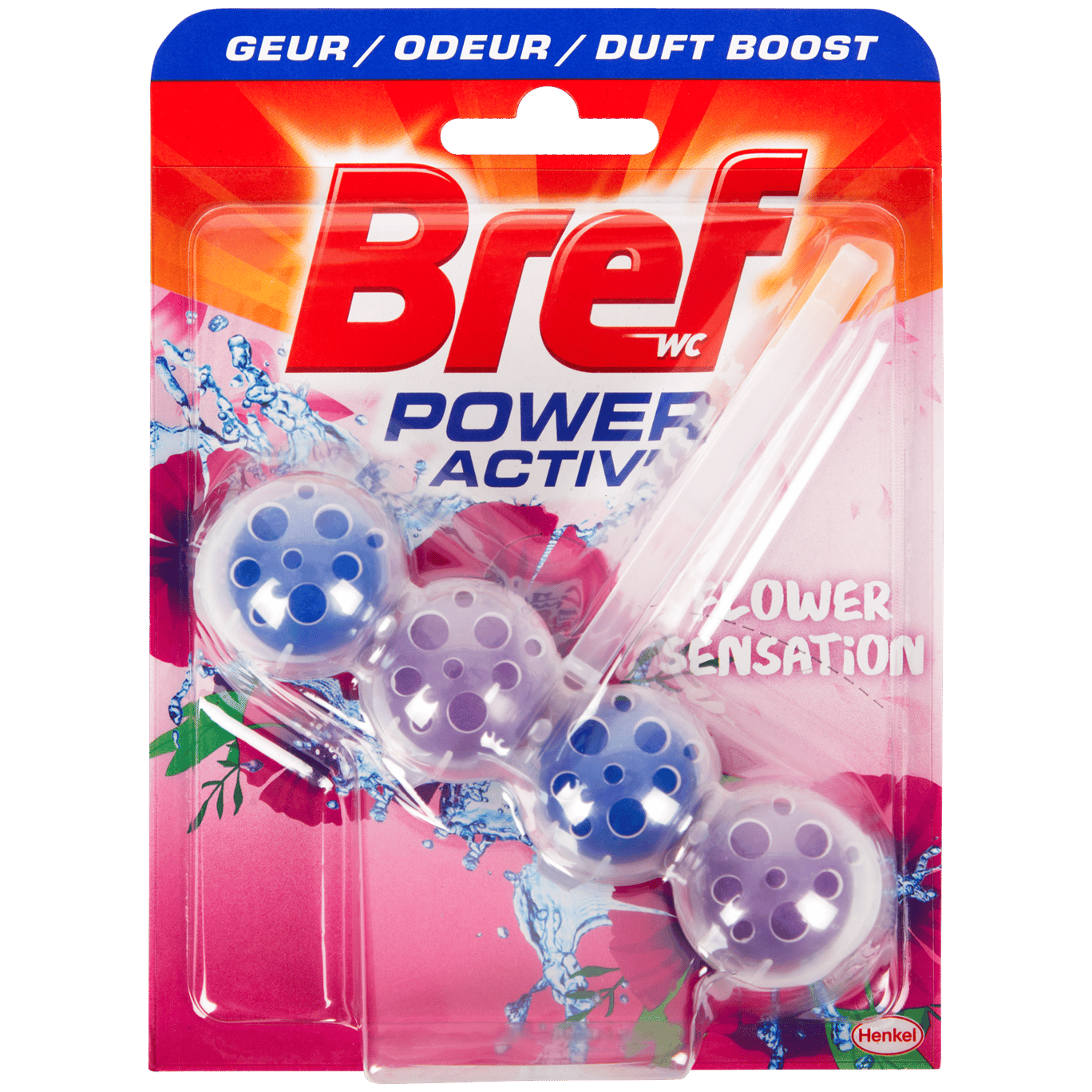 Kostka toaletowa Bref Power Activ' Flower Sensation