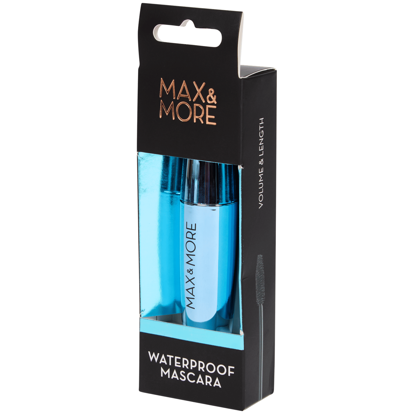 Mascara waterproof Max & More Volume e lunghezza