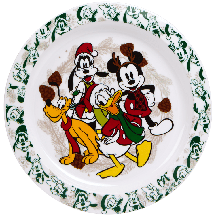 Assiette de noël Disney