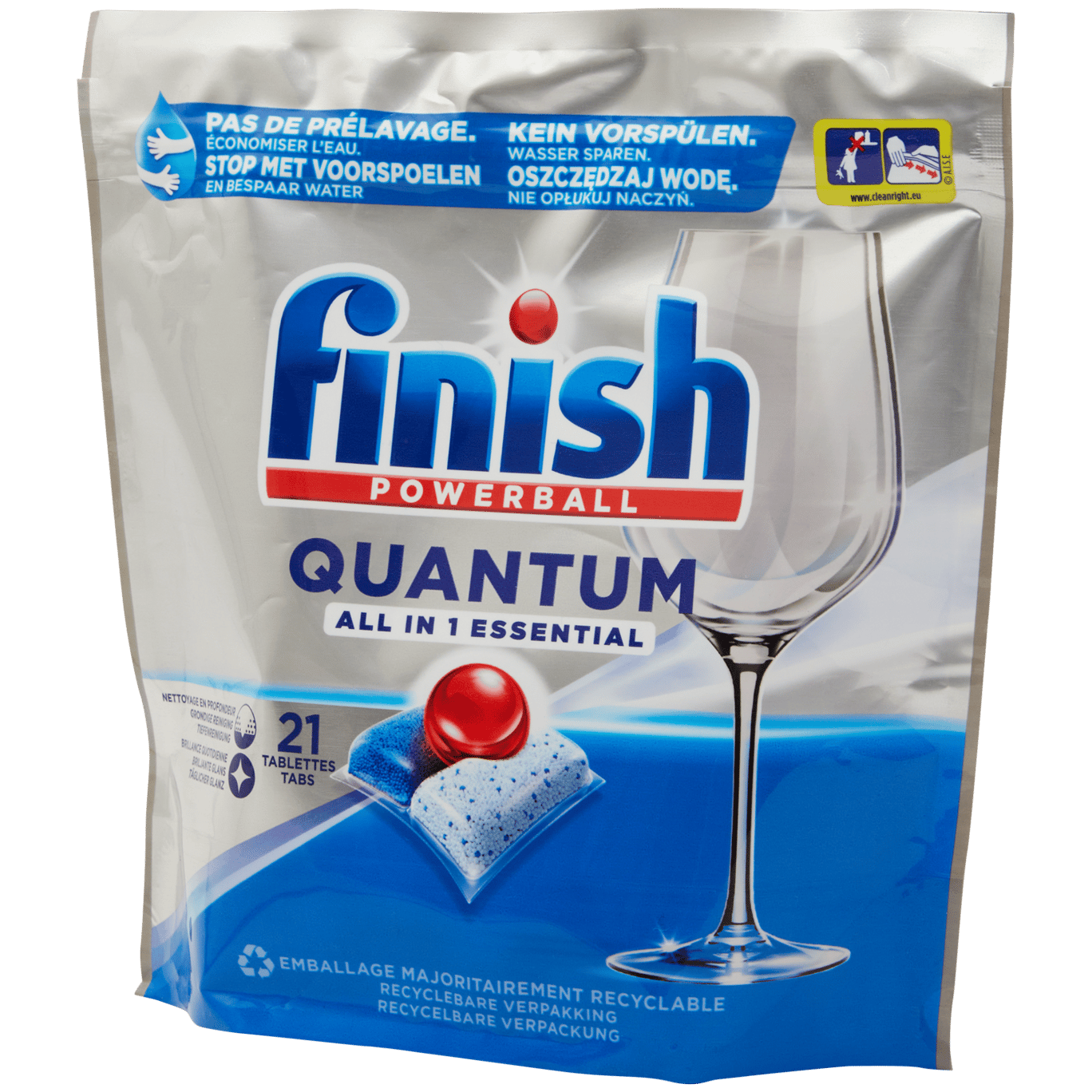 Wasser sparen mit Finish Quantum Ultimate