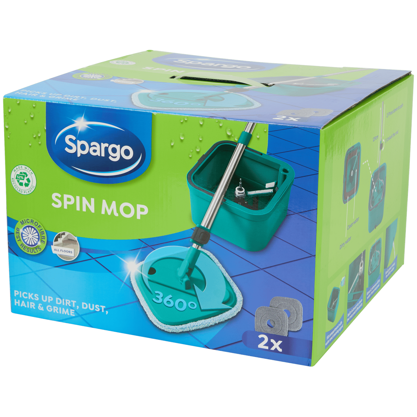 Spargo spinmop en emmer