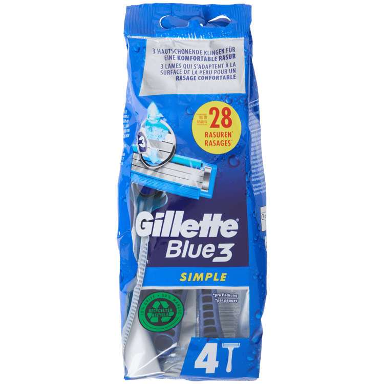 Cuchillas de afeitar Gillette Blue3 Simple