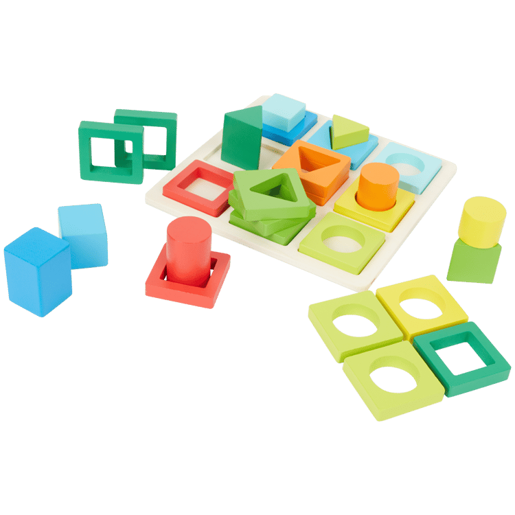 Mini Matters houten vormenpuzzel