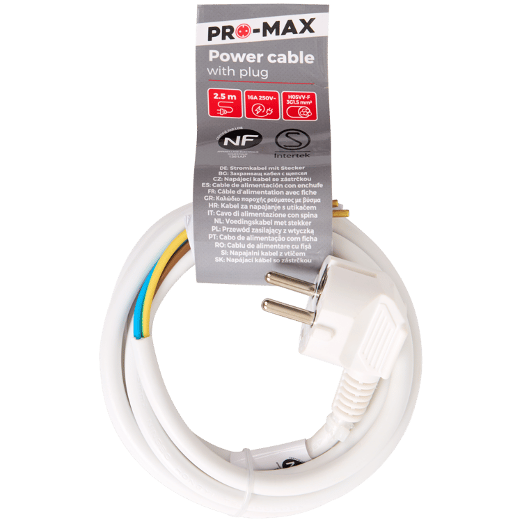 Pro-max Netzkabel mit Stecker