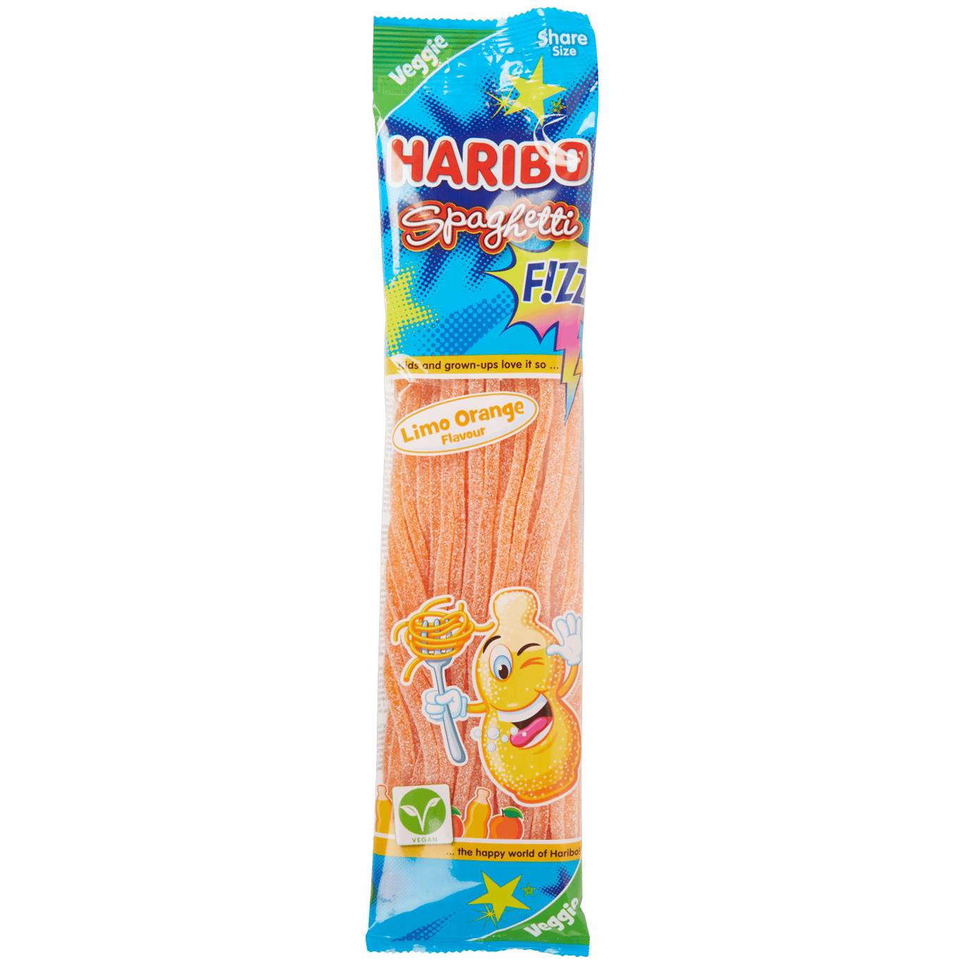 Haribo Spaghetti Fizz Pomerančová limonáda