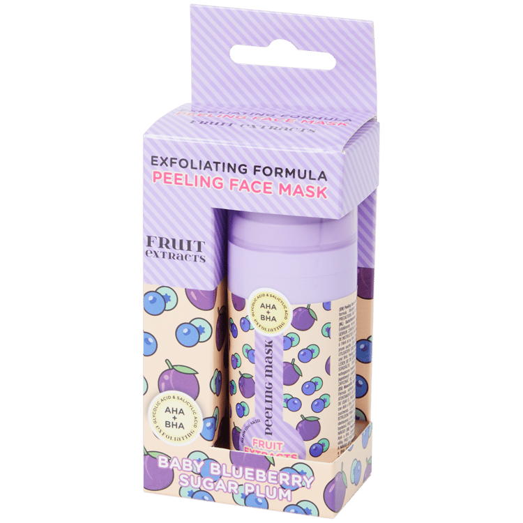 Máscara facial exfoliante Extratos de frutos