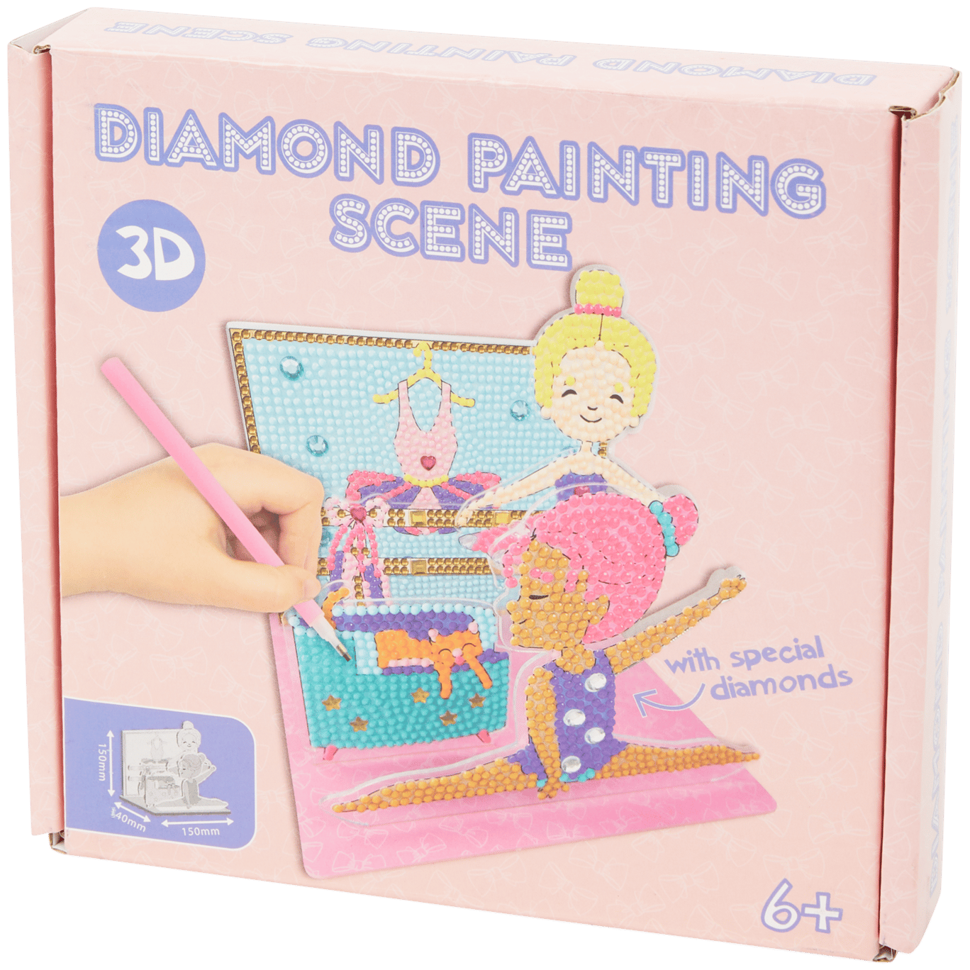 Escena para pintar con diamantes