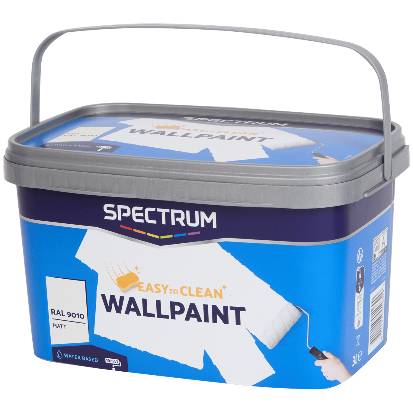 Pintura de pared mate Spectrum RAL 9010