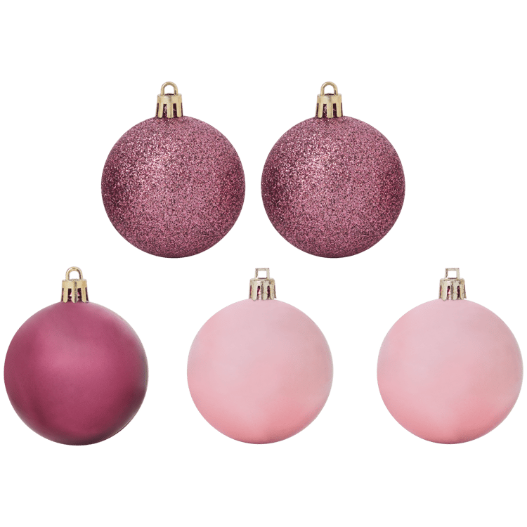 Boules de Noël en plastique