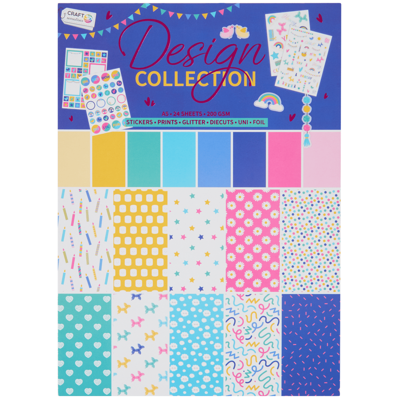 Craft Sensations knutselpapierblok A5