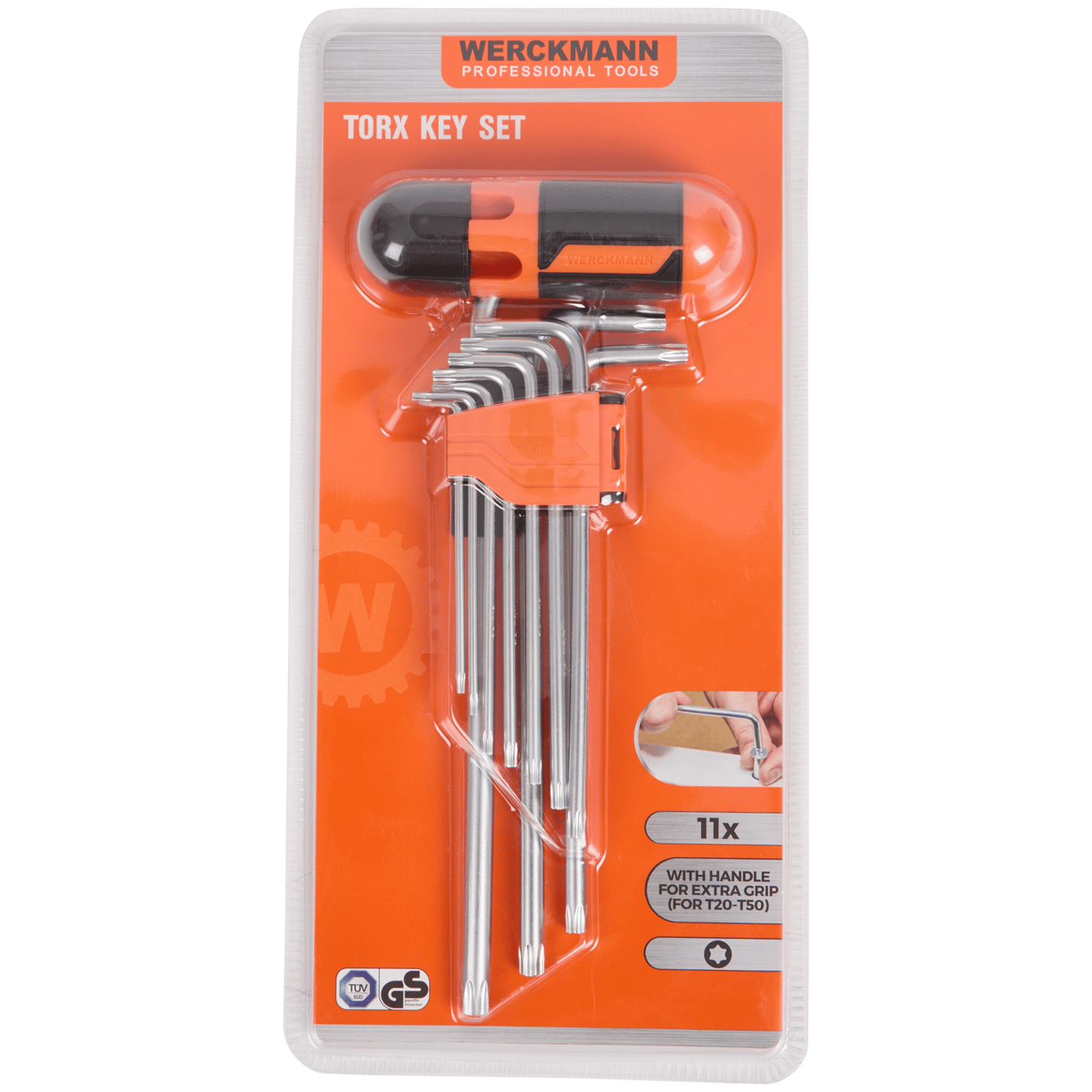 Werckmann torx- of inbusset