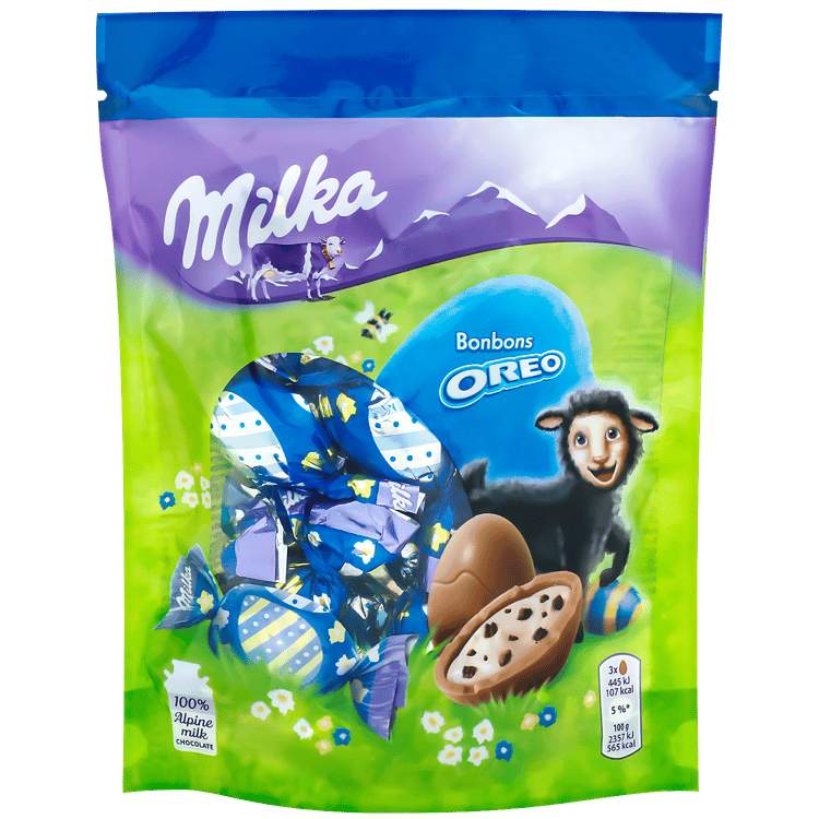 Milka chocolade paaseitjes Oreo