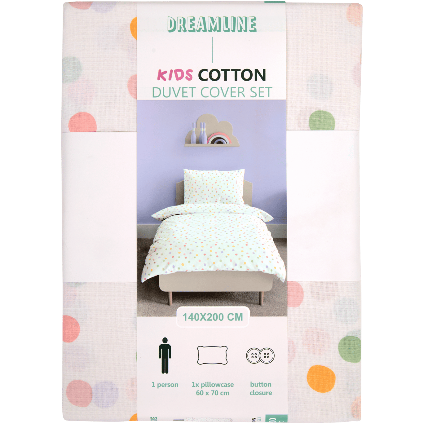 Dreamline dekbedovertrek 140 x 200 cm Action NL