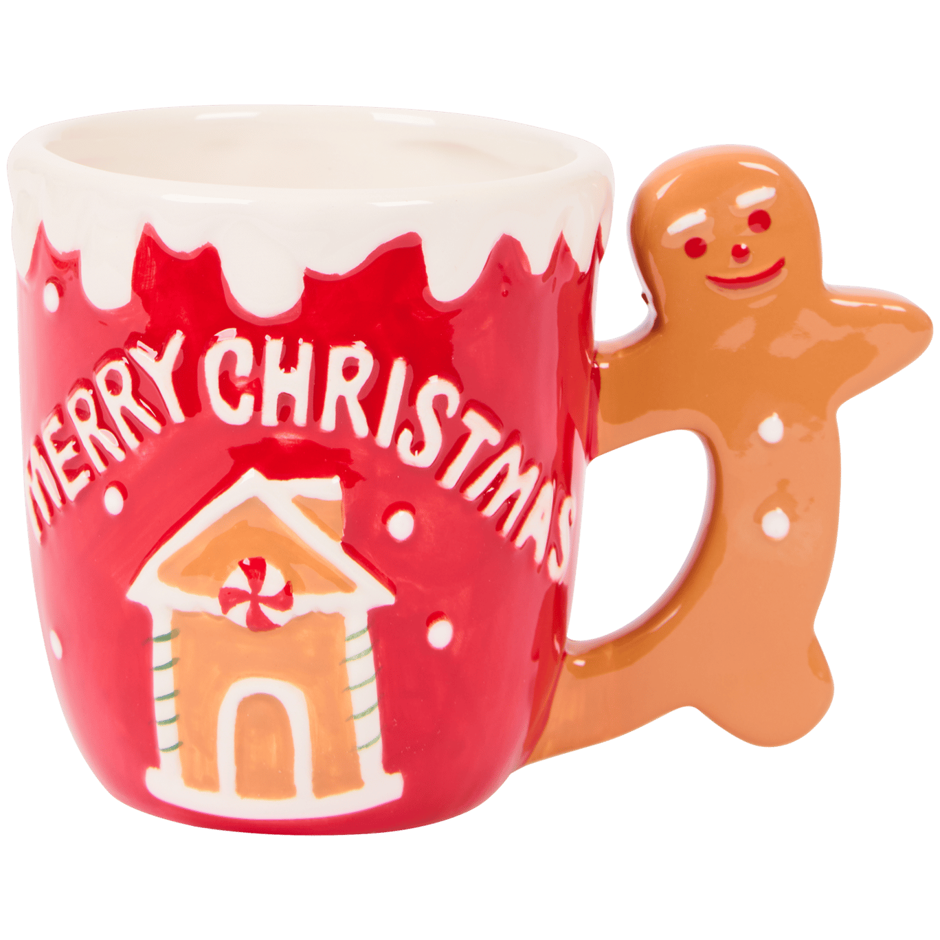 Becher mit Weihnachtsmotiv