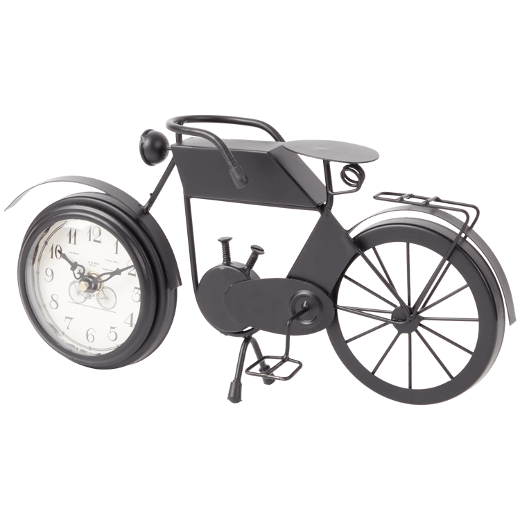 Motocicleta con reloj