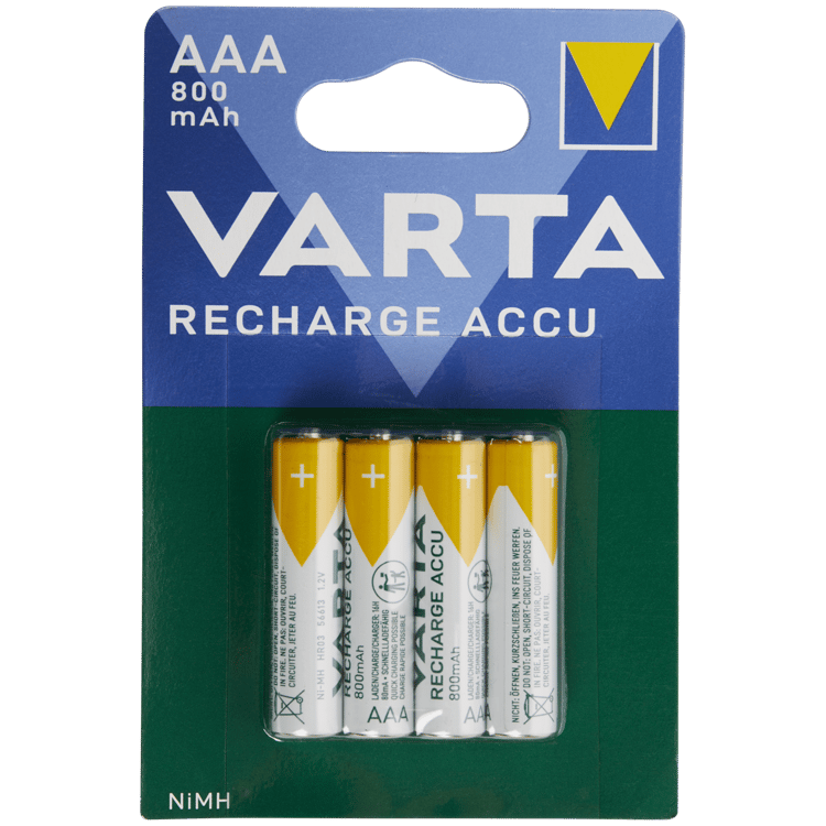 Piles rechargeables AAA Varta