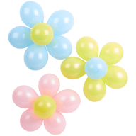Balões de flores Avec