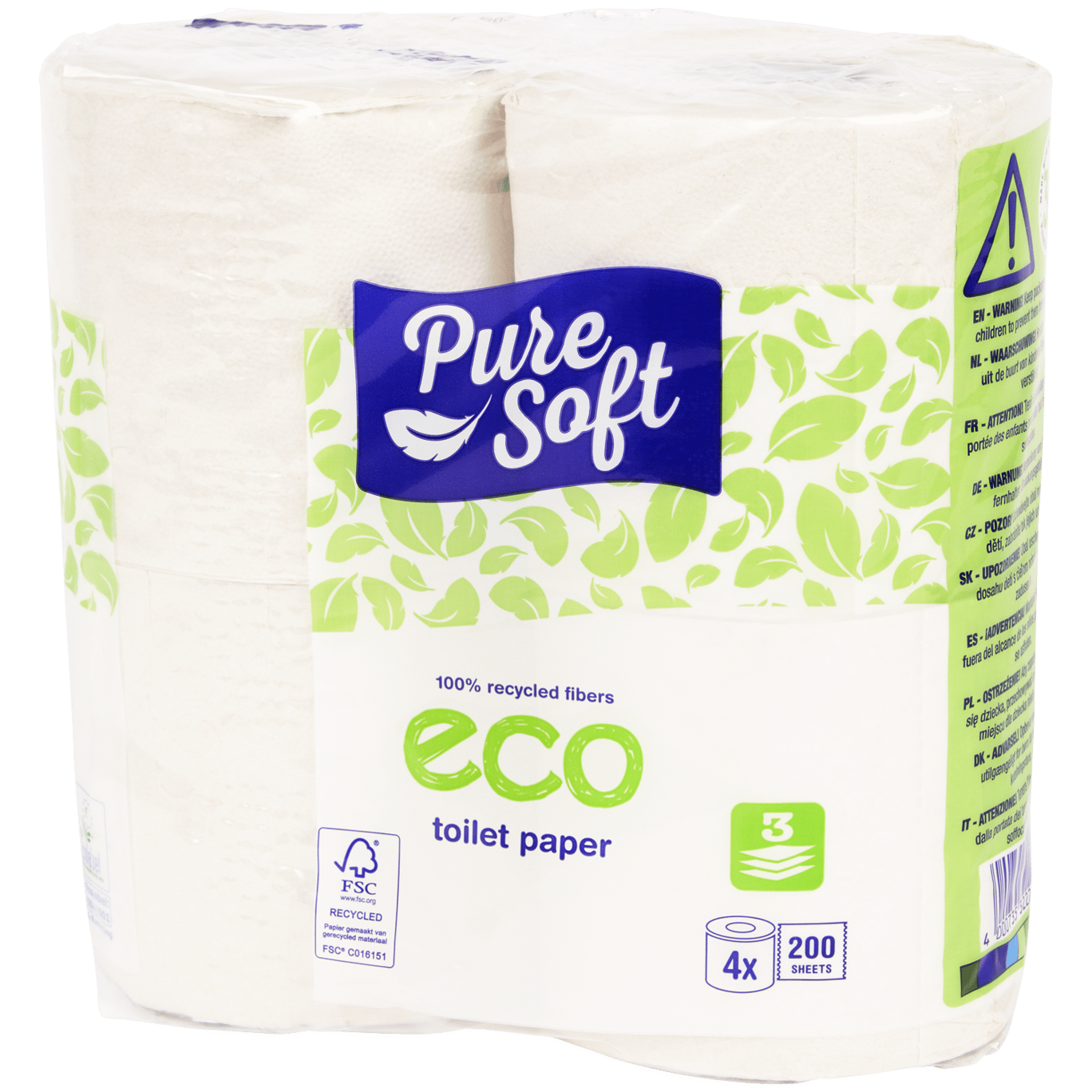 Ekologiczny papier toaletowy Pure Soft