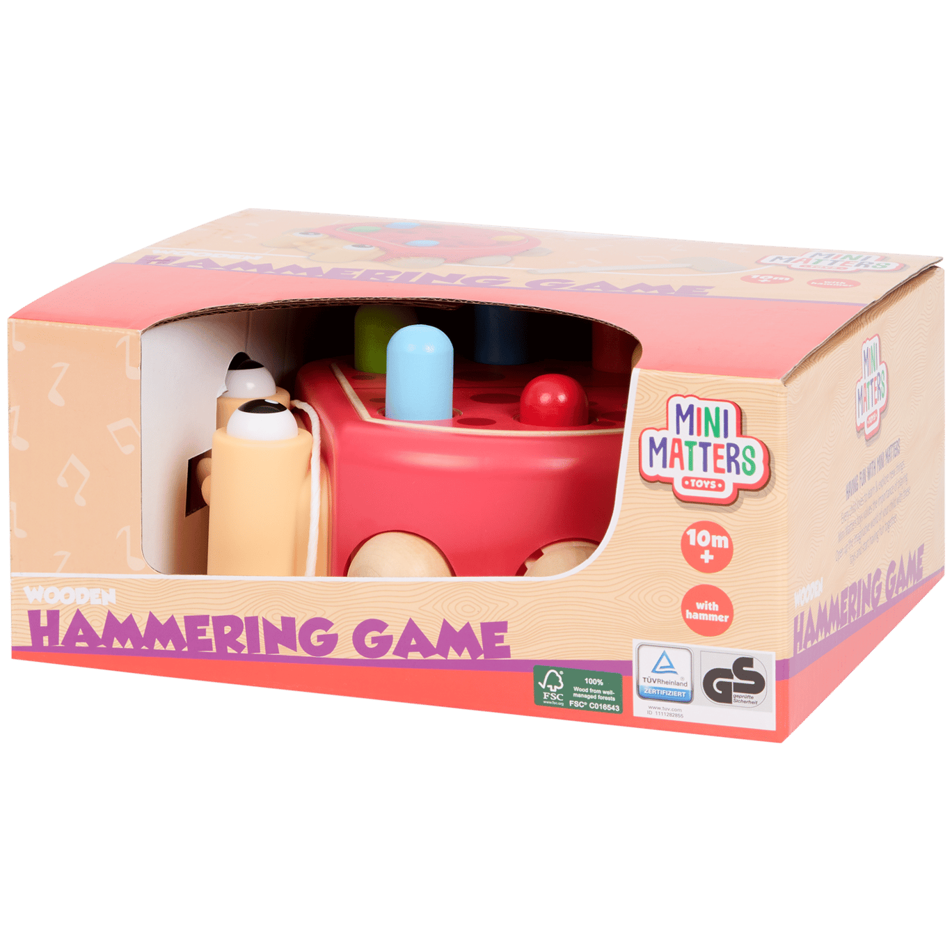 Gioco con martello di legno Mini Matters