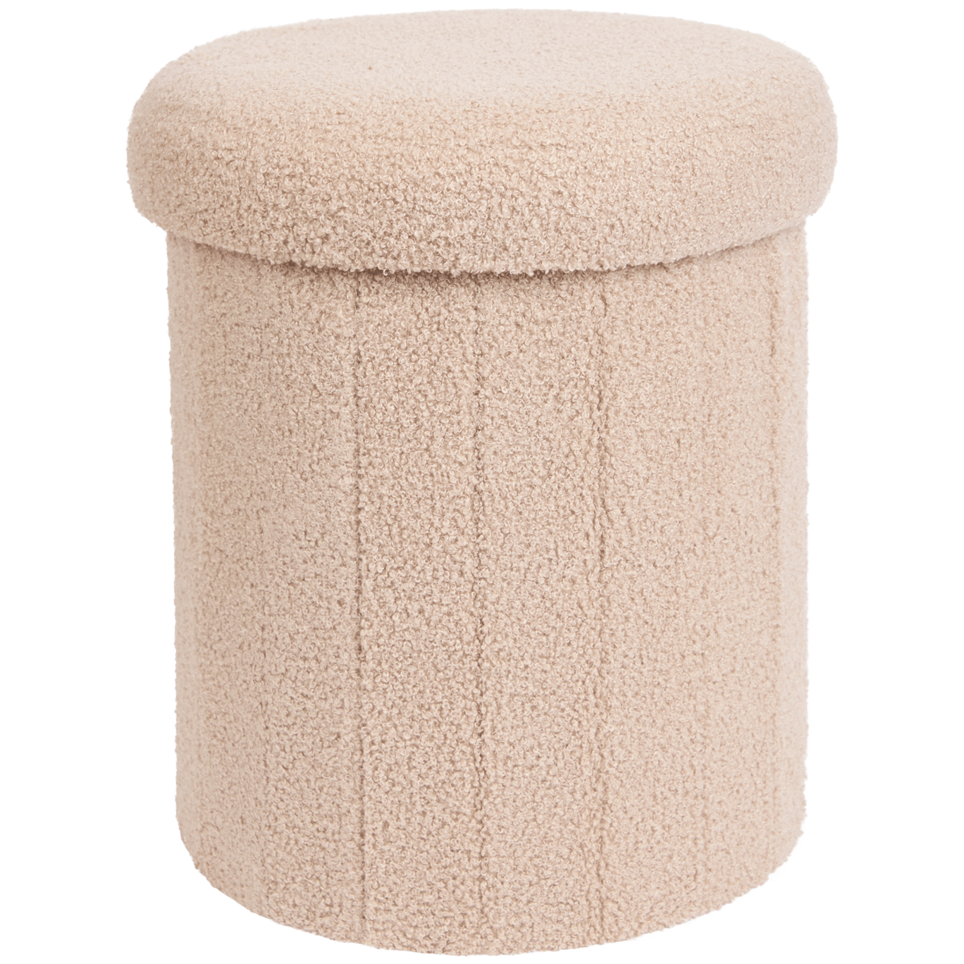 Pouf de rangement pliable