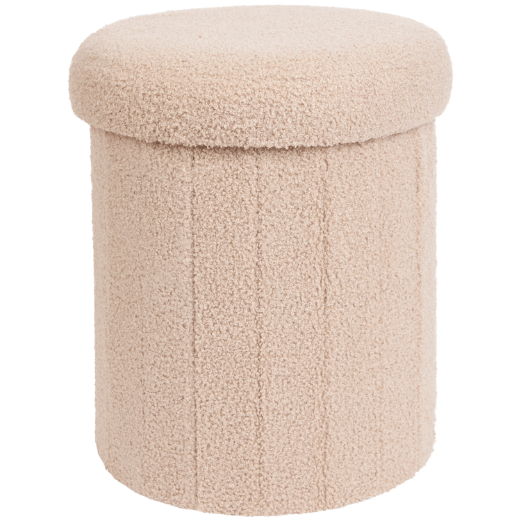 Pouf de rangement pliable