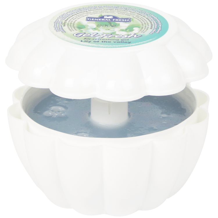 Désodorisant Gel Air Frais Orange Daily Fresh Smart – Pour Maison Et Voiture, Durée 2 Semaines, 60g