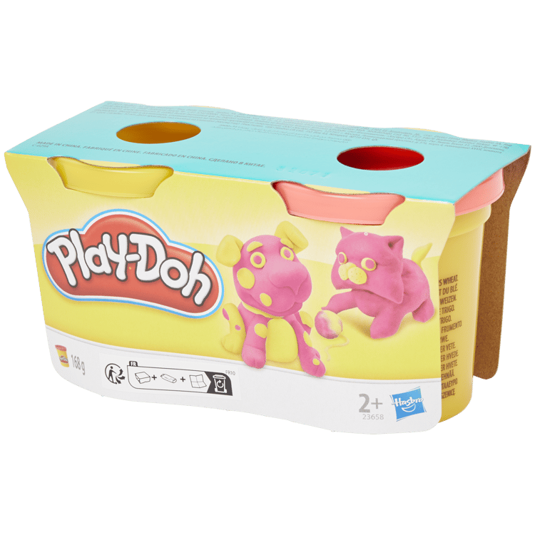 Kelímky s plastelínou Play-Doh