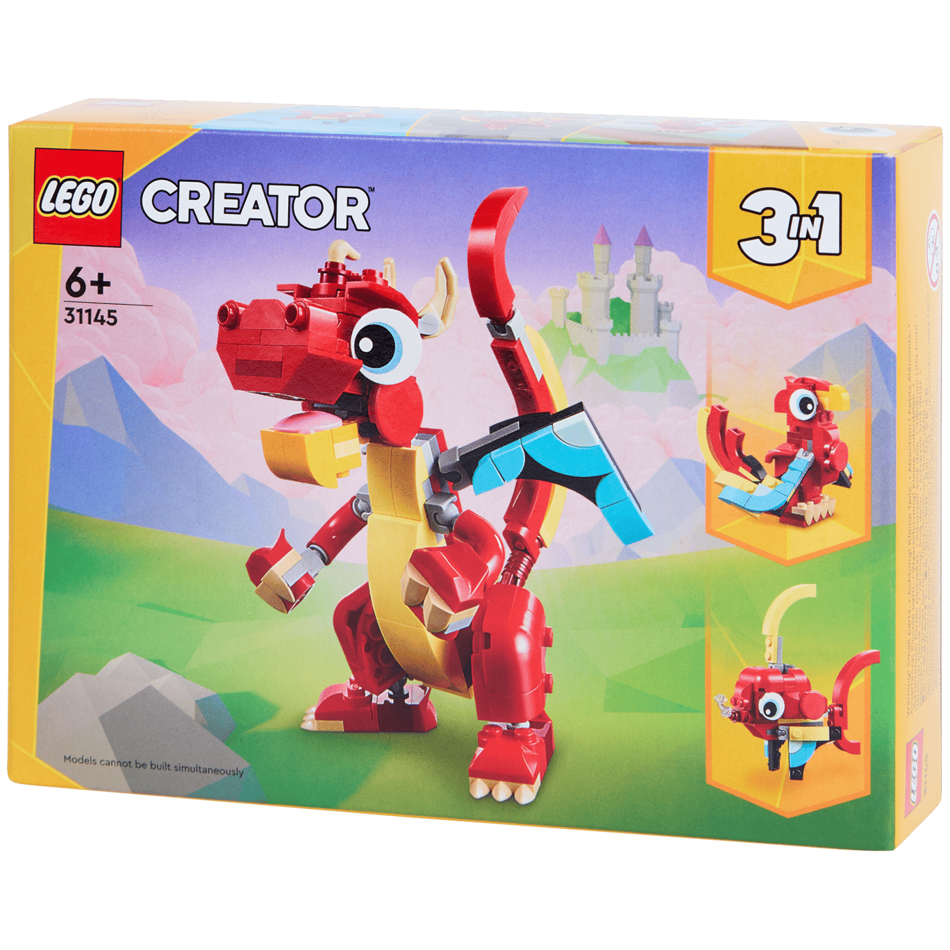 Dragão vermelho LEGO Creator