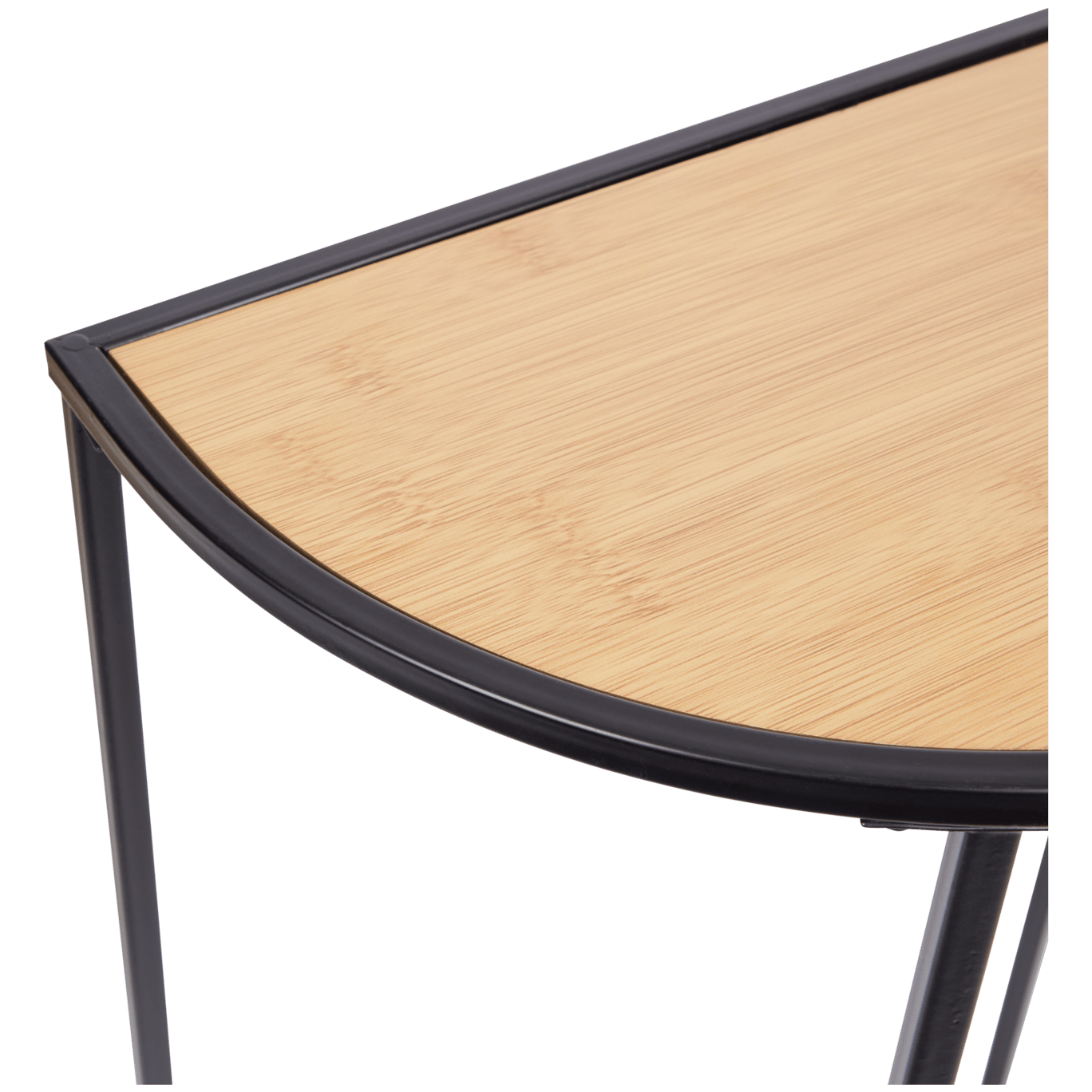 Table d'appoint demi-lune 