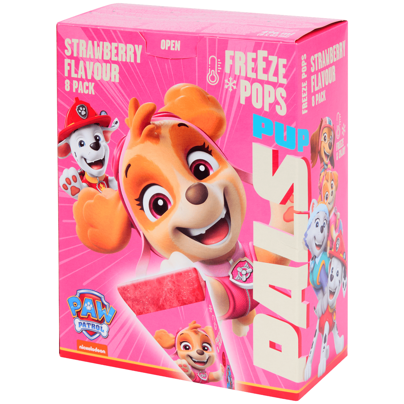 Sucettes glacées Paw Patrol Fraise