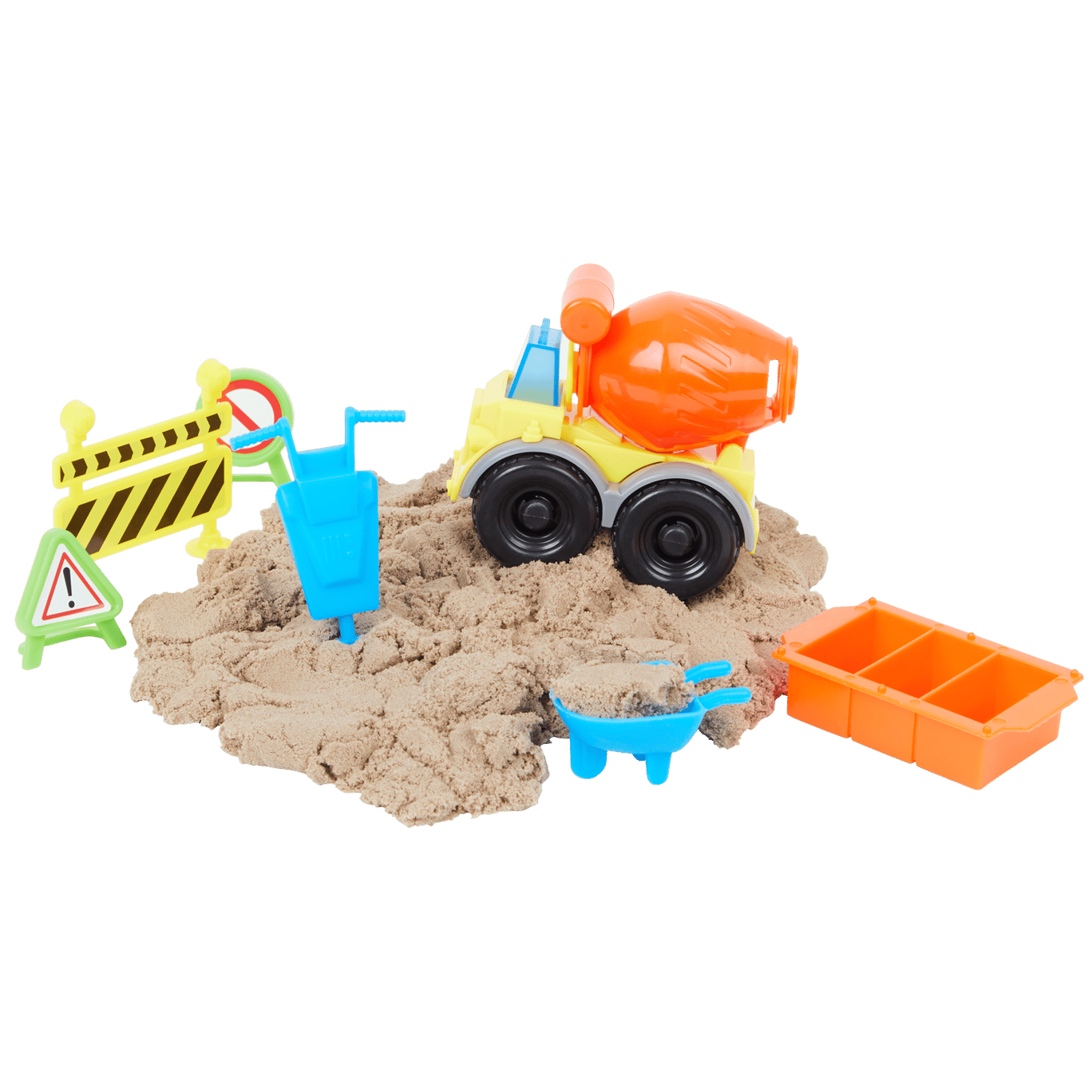Arena de juguete con minivehículo de construcción Teamsterz
